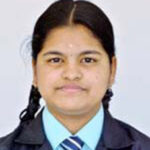 XII std II Dhinupallavi J E 592 / 600