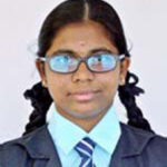 XII std II Swathi V 592 / 600
